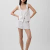 Embroidered Pj Shorts