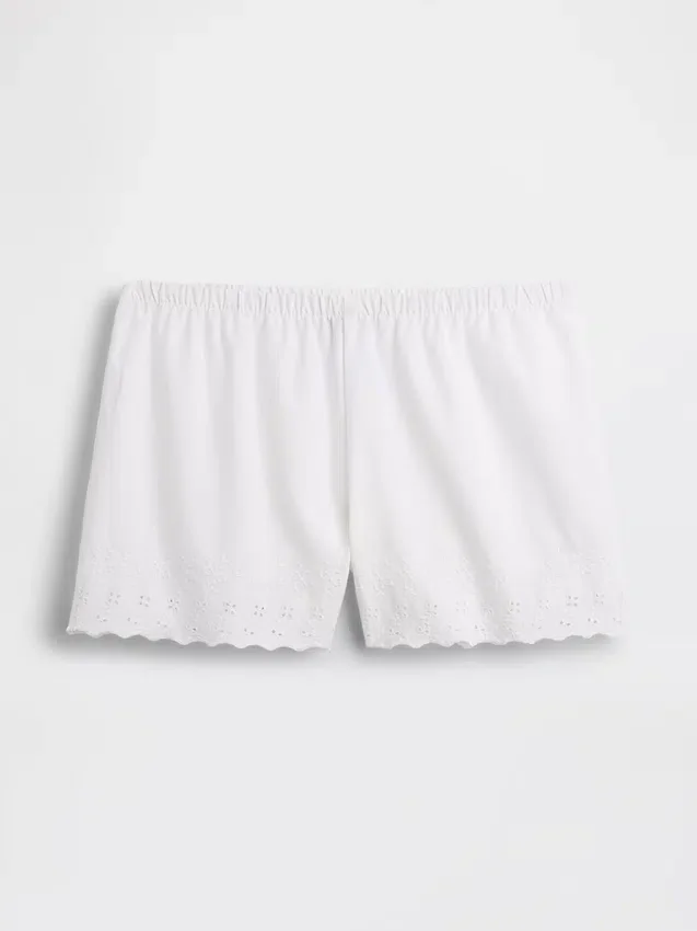 Embroidered Pj Shorts