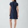 Empire-Waist Mini Shirtdress