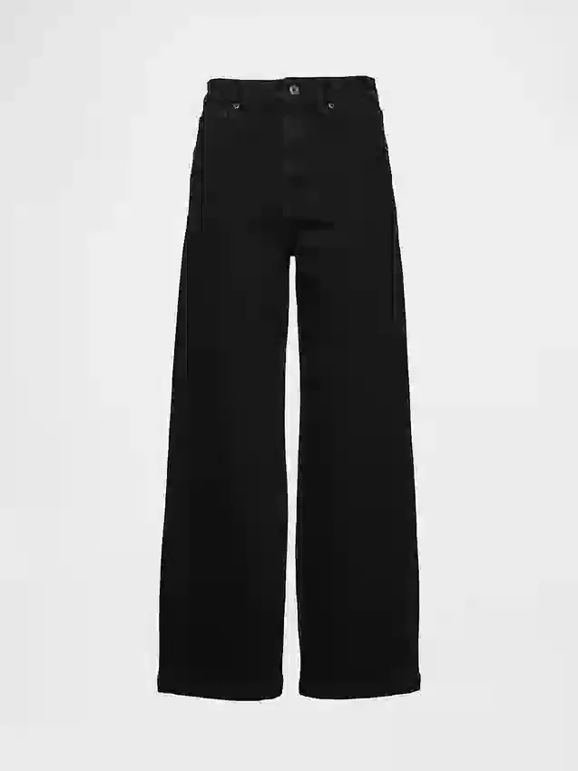Extra High Rise Stride Wide-Leg Jeans