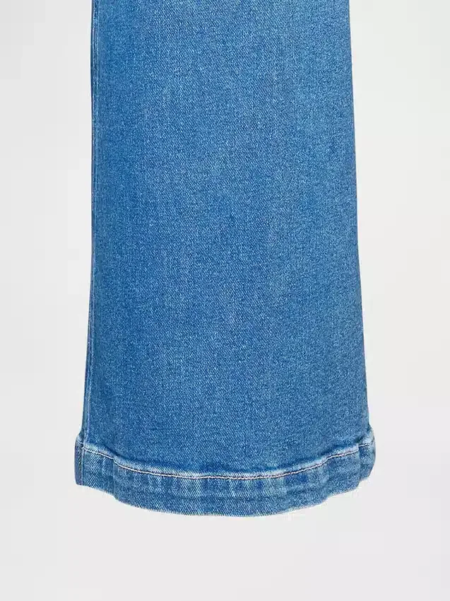 Extra High Rise Stride Wide-Leg Jeans