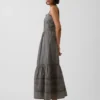 Eyelet Tiered Maxi Dress