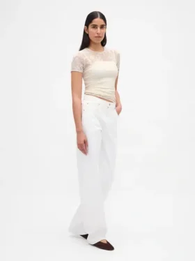 Floral Lace Mesh Top