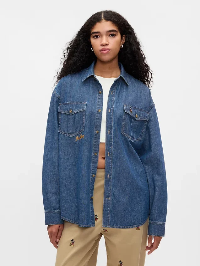 Gap × Disney Denim Western Shirt