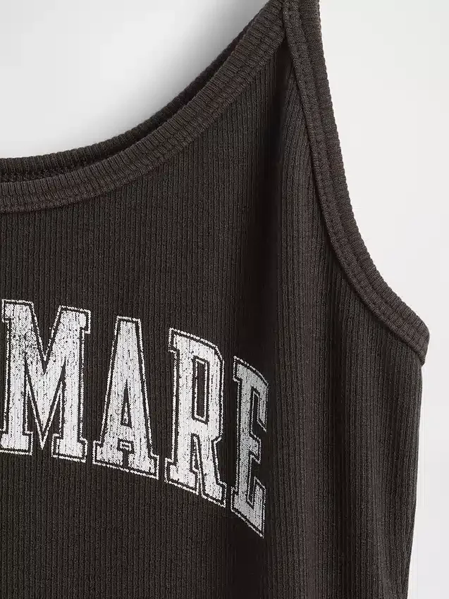 Gap × Disney Tim Burton's the Nightmare Before Christmas Mini Rib Tank Top