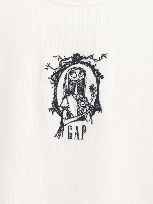 Gap × Disney Tim Burton's the Nightmare Before Christmas Modern Shrunken T-Shirt