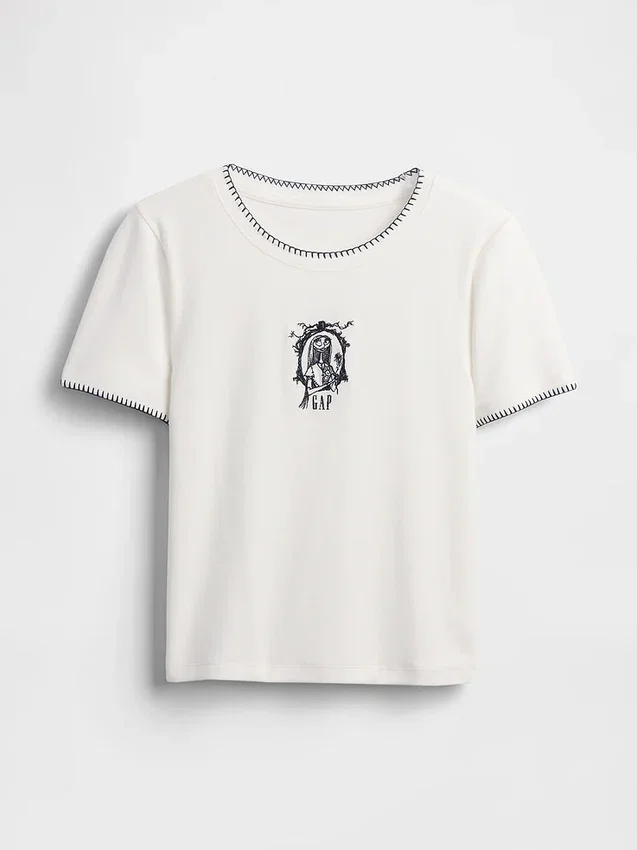 Gap × Disney Tim Burton's the Nightmare Before Christmas Modern Shrunken T-Shirt