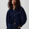 Gap × Hfr Balloon-Sleeve Denim Shirt by Latoucha