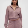Gap × Summer Fridays Cashsoft Waffle Crop Hoodie
