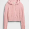 Gap × Summer Fridays Cashsoft Waffle Crop Hoodie