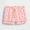 Gap × Summer Fridays Flannel Hearts Pj Boxer Shorts