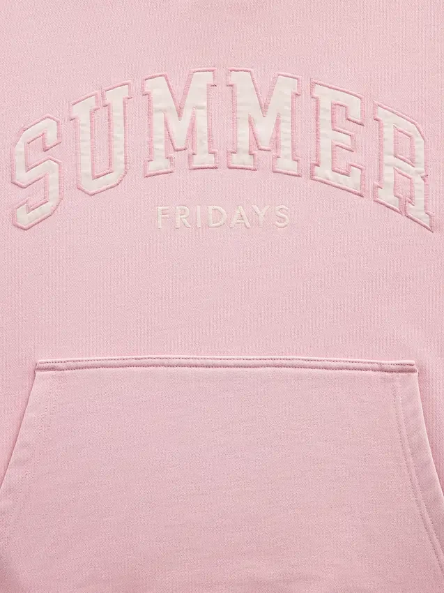 Gap × Summer Fridays Heavyweight Oversized Logo Hoodie