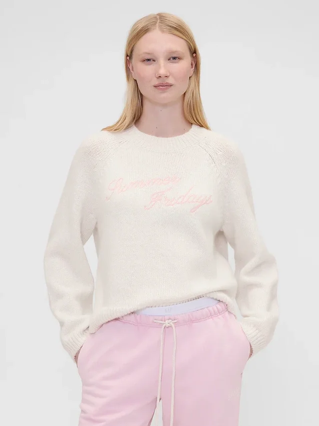 Gap × Summer Fridays Oversized Logo Sweater