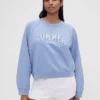 Gap × Summer Fridays Oversized Raglan Logo Sweatshirt
