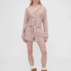 Gap × Summer Fridays Relaxed Flannel Stripe Pj Shirt