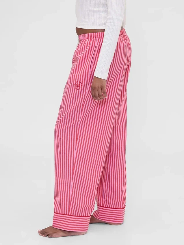 Gap × Summer Fridays Relaxed Poplin Stripe Pj Pants