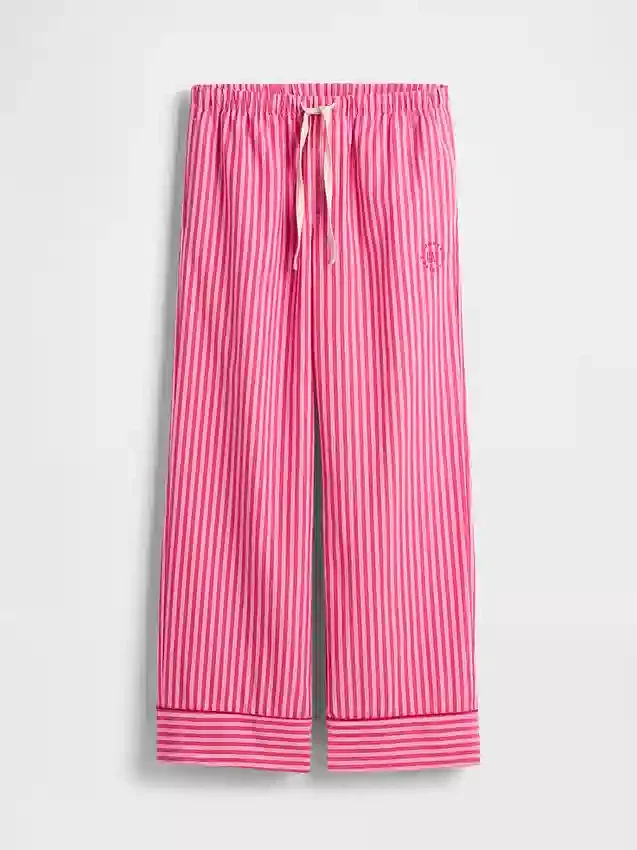 Gap × Summer Fridays Relaxed Poplin Stripe Pj Pants