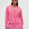 Gap × Summer Fridays Relaxed Poplin Stripe Pj Shirt