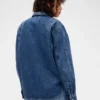 Gap × Victoria Beckham Denim Zip Shirt