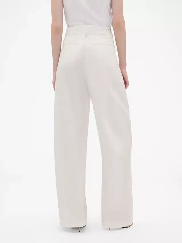 Gap × Victoria Beckham High Rise Pleated Arc Trouser