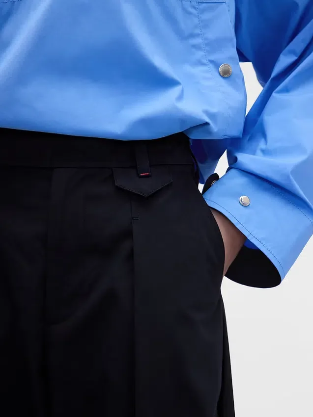 Gap × Victoria Beckham High Rise Pleated Arc Trouser