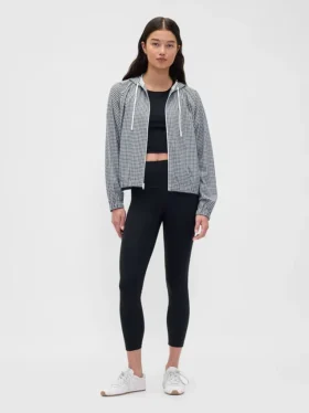 Gapfit Tech Gingham Windbreaker