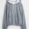 Gapfit Tech Gingham Windbreaker