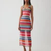 Gapstudio Happy Stripe Sheer Maxi Dress