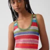 Gapstudio Happy Stripe Sheer Maxi Dress
