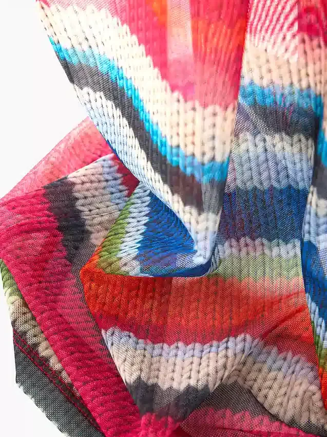 Gapstudio Happy Stripe Sheer Maxi Dress