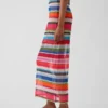 Gapstudio Happy Stripe Sheer Maxi Skirt