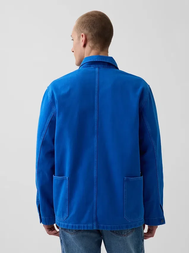 Get Blue Relaxed Chore Jacket