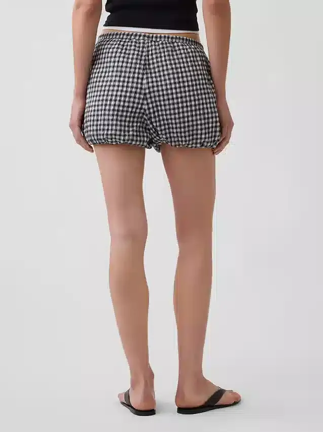 Gingham Easy Bubble Shorts