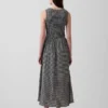 Gingham Smocked Drop-Waist Maxi Dress