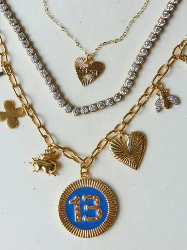 Hart Dainty Heart Mama Necklace