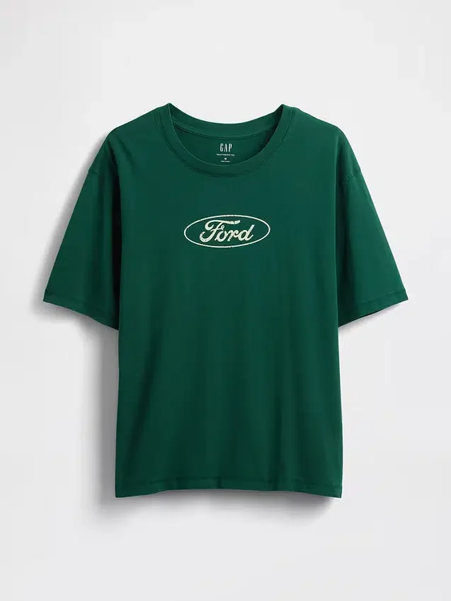 Heavyweight Ford Graphic Crop T-Shirt