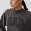 Heavyweight French Terry Oversized Mockneck Sweatshirt