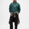Heavyweight Oversized Logo Quarter-Zip Pullover