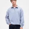 Heavyweight Oversized Quarter-Zip Pullover