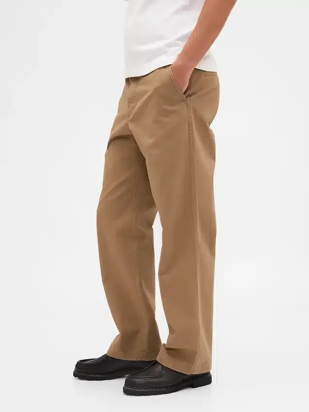 Heavyweight Twill '90S Loose Khakis