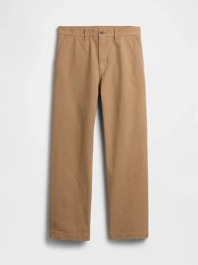 Heavyweight Twill '90S Loose Khakis