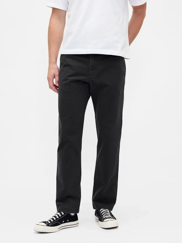 Heavyweight Twill Relaxed Straight Khakis