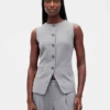High-Neck Vest
