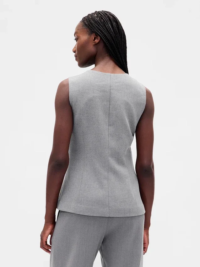 High-Neck Vest