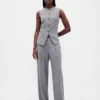 High-Neck Vest