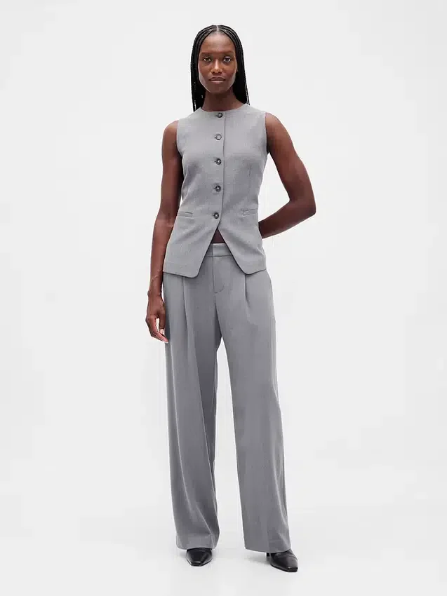 High-Neck Vest