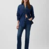High Rise '90S Slim Straight Crop Jeans