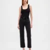 High Rise '90S Slim Straight Crop Jeans