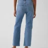 High Rise '90S Slim Straight Crop Jeans