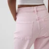 High Rise '90S Slim Straight Crop Jeans